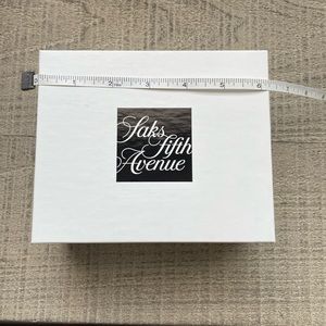 Saks Fifth Avenue White Gift Box